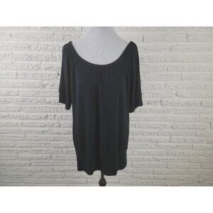 Torrid Womens Sweater 2 2X Plus Short Sleeve Pullover Boat Neck BLA33E